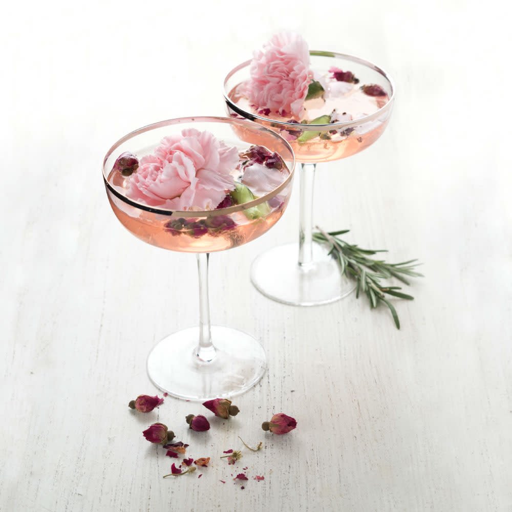 
                      
                        Twine Living Copper Rim Crystal Coupe Set - lily & onyx
                      
                    