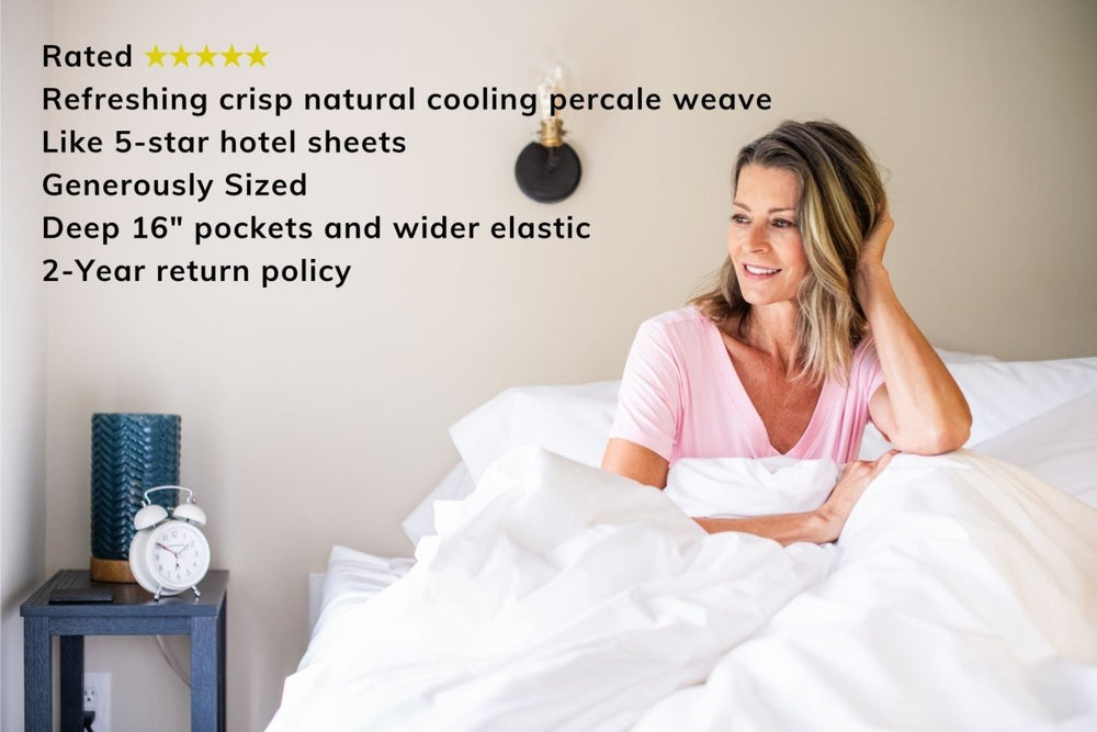 
                      
                        American Blossom Linens Cotton Percale Bed Sheet Set
                      
                    