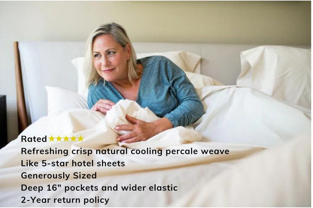 
                      
                        American Blossom Linens Cotton Percale Bed Sheet Set
                      
                    