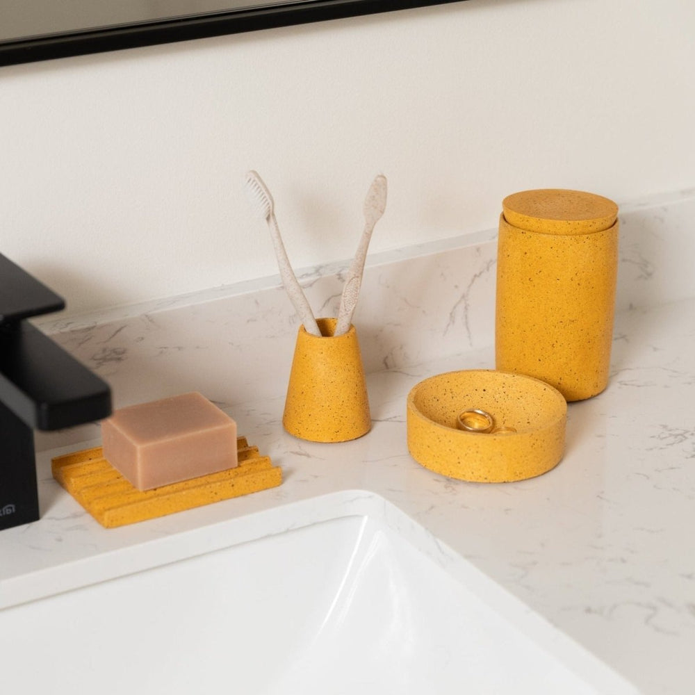 
                      
                        Pretti.Cool Cotton Swab Holder | Marigold Terrazzo - lily & onyx
                      
                    