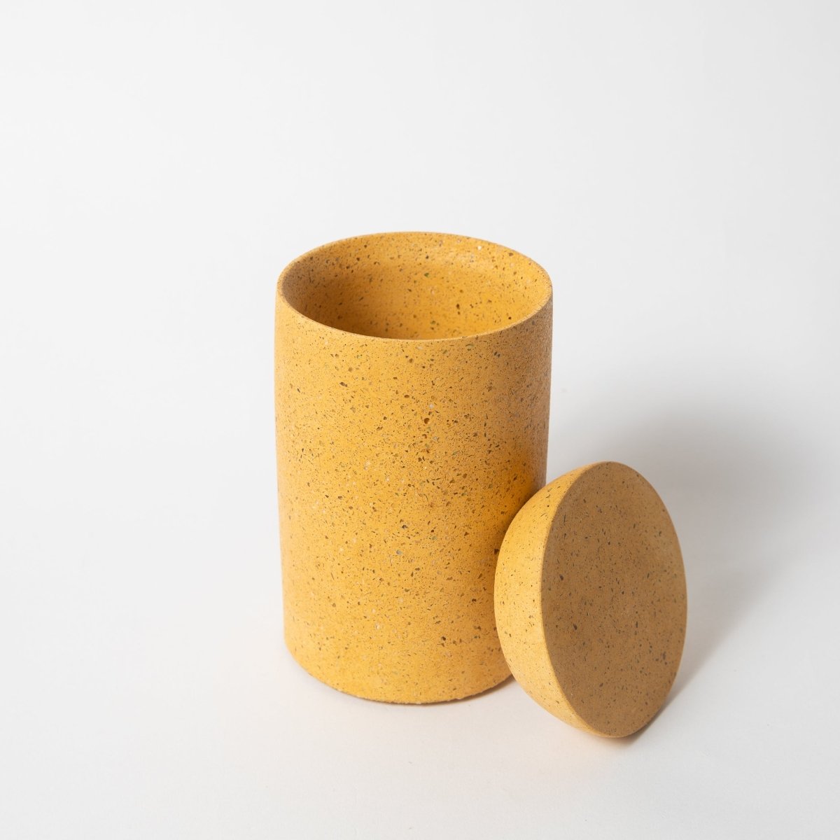 Pretti.Cool Cotton Swab Holder | Marigold Terrazzo - lily & onyx