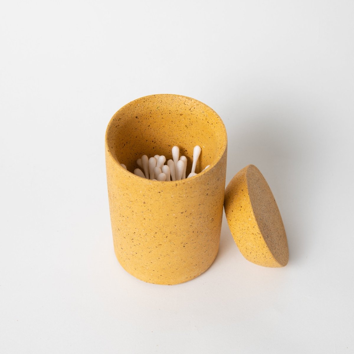 Pretti.Cool Cotton Swab Holder | Marigold Terrazzo - lily & onyx