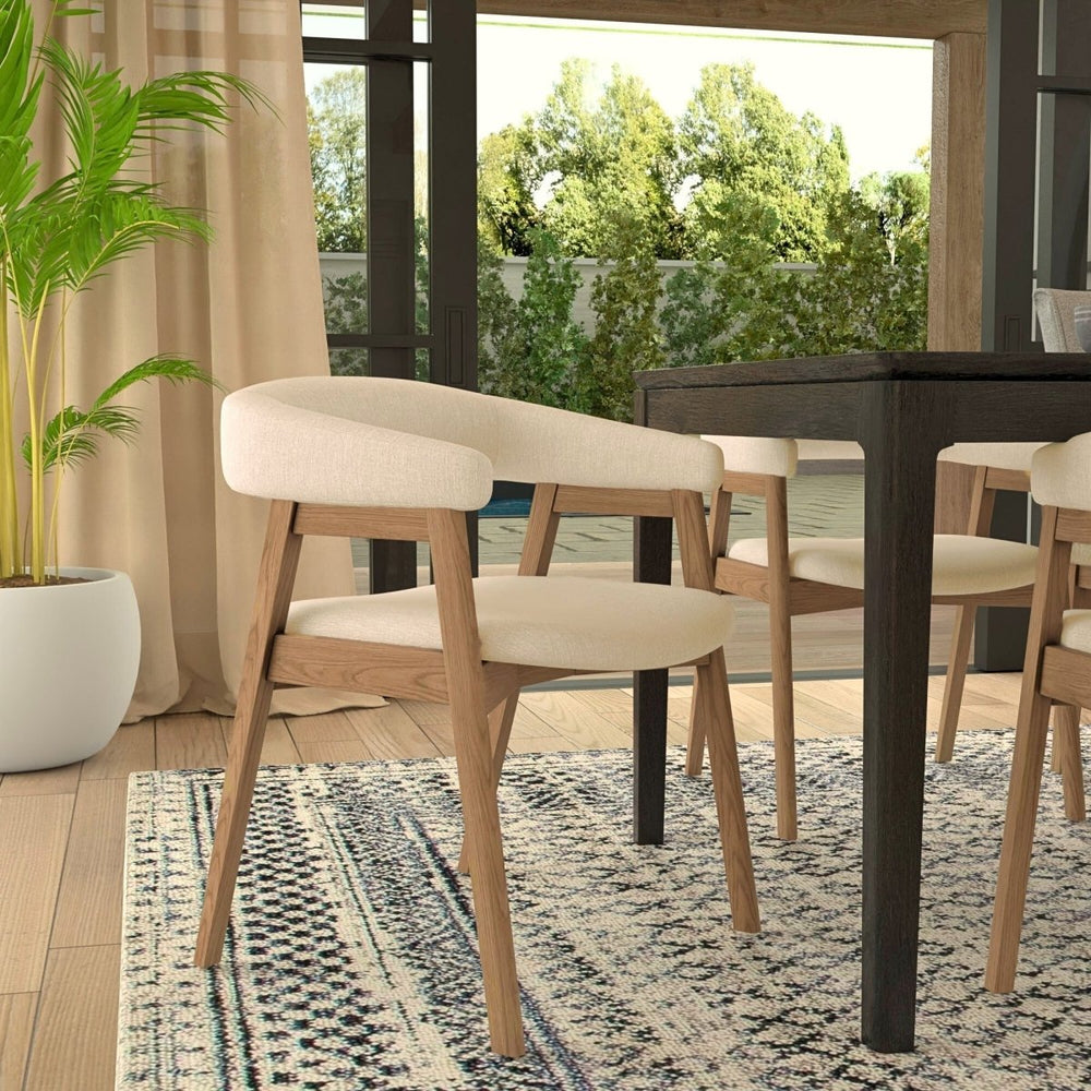 Alpine Furniture Cove Curved Back Side Chairs, Set of 2 - lily & onyx