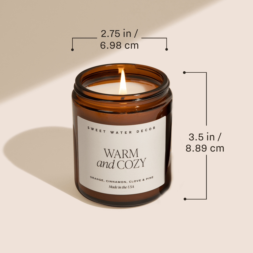 
                      
                        Sweet Water Decor Cozy Season Soy Candle - Amber Jar - 9 oz - lily & onyx
                      
                    