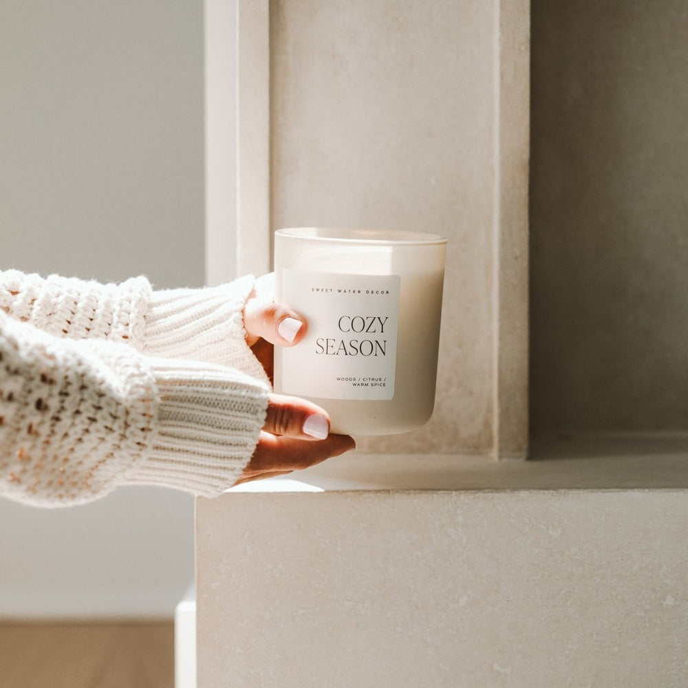 
                      
                        Sweet Water Decor Cozy Season Soy Candle - Tan Matte Jar - 15 oz - lily & onyx
                      
                    