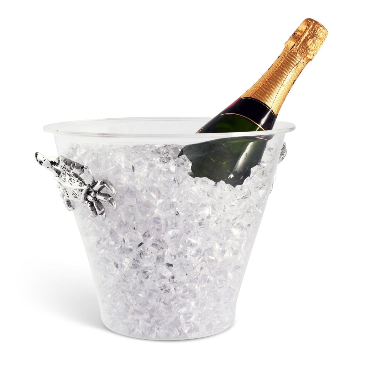 Arthur Court Designs Crab Handle Acrylic Ice Bucket - lily & onyx