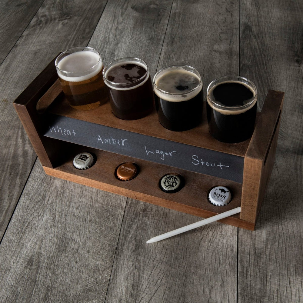 Picnic Time Family of Brands Craft Beer Flight Beverage Sampler - lily & onyx