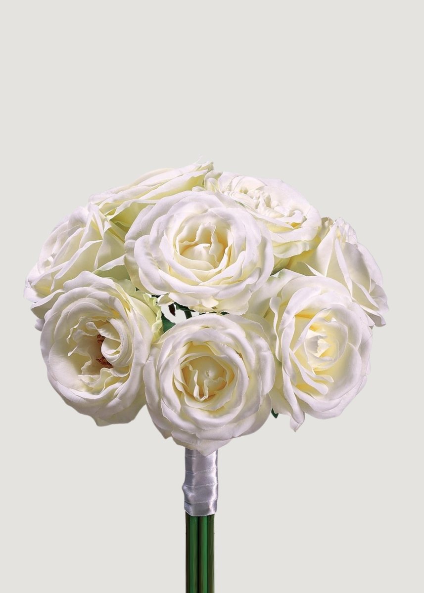 Afloral Cream Artificial Rose Flower Bouquet - 11