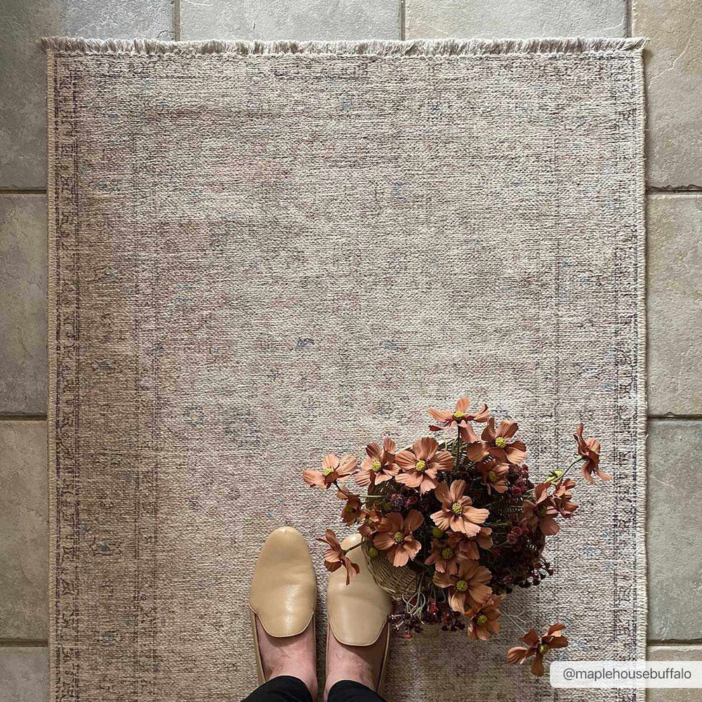 
                      
                        Hauteloom Cream Holi - 2301 Washable Area Rug - lily & onyx
                      
                    