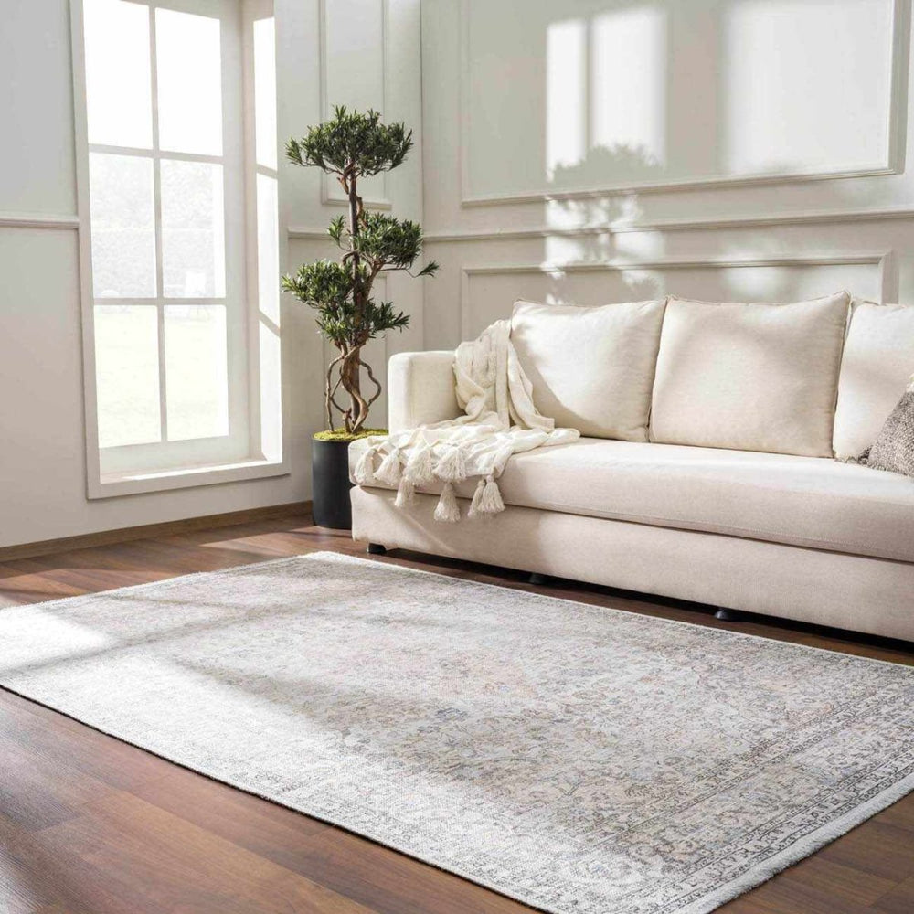
                      
                        Hauteloom Cream Holi - 2301 Washable Area Rug - lily & onyx
                      
                    