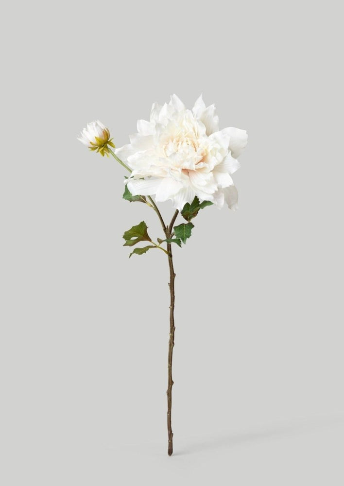 
                      
                        Afloral Cream White Artificial Dahlia Flower, 21.5" - lily & onyx
                      
                    