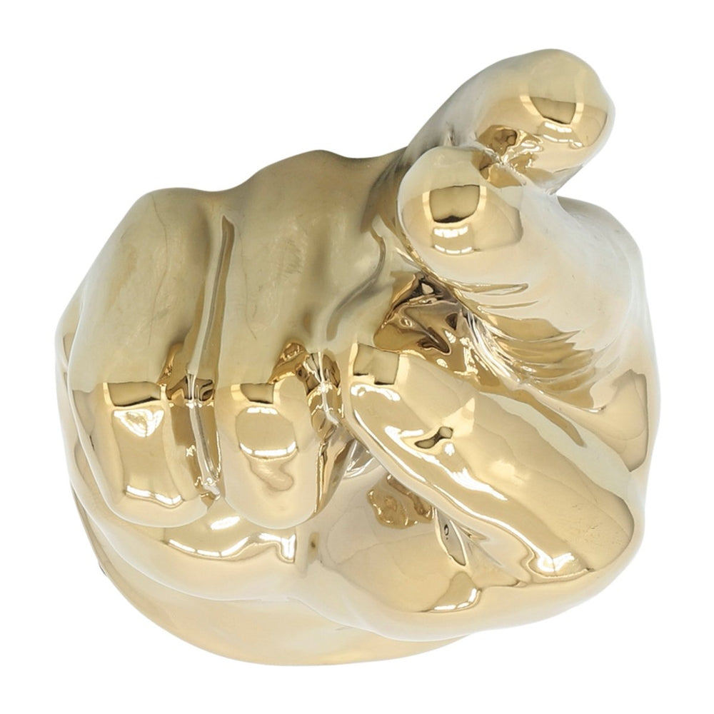 
                      
                        Sagebrook Home Crossing Fingers Decorative Figurine, 8" - Gold - lily & onyx
                      
                    