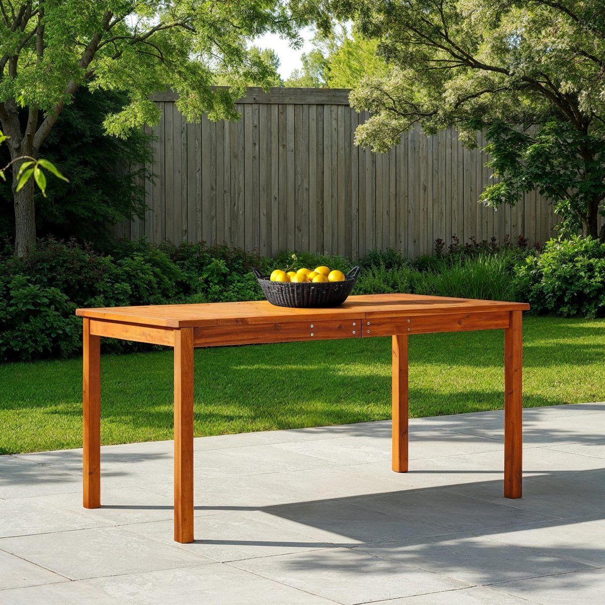 Walker Edison Crosswinds Patio Dining Table - lily & onyx