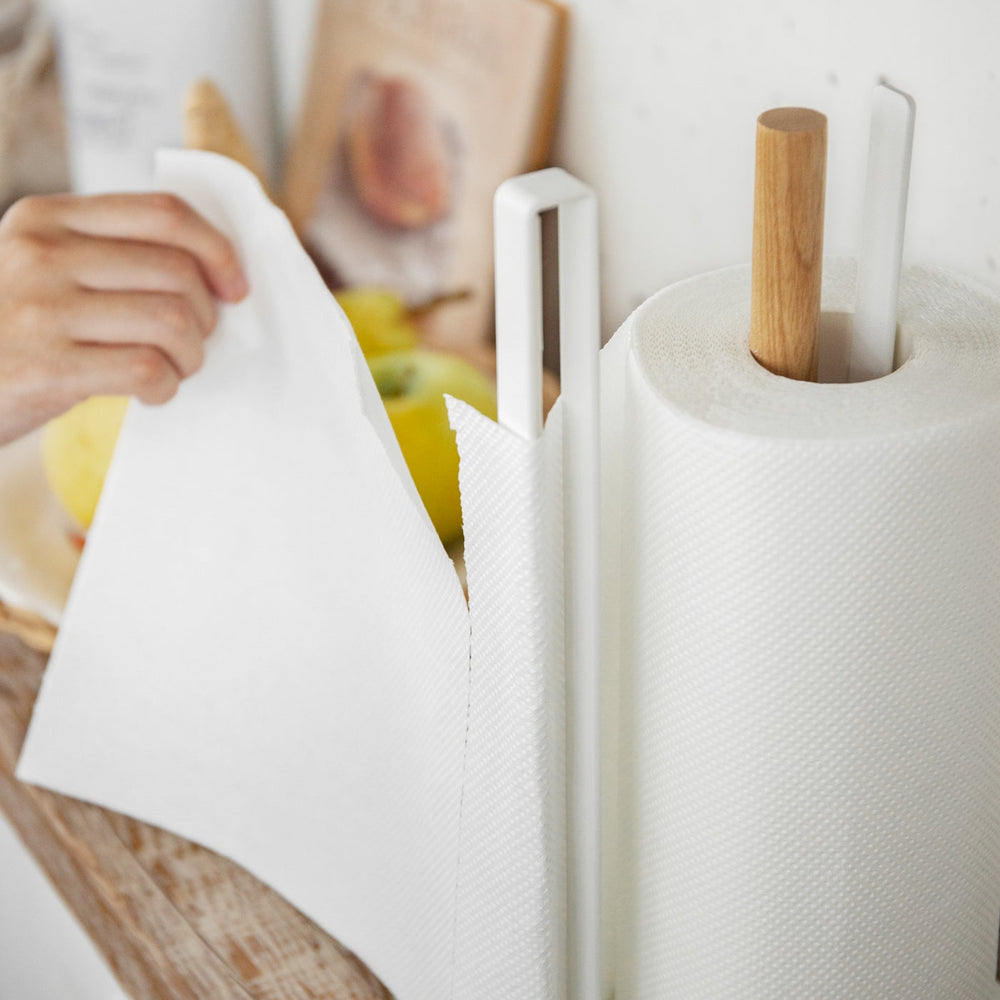 
                      
                        Paper Towel Holder - Steel + Wood
                      
                    