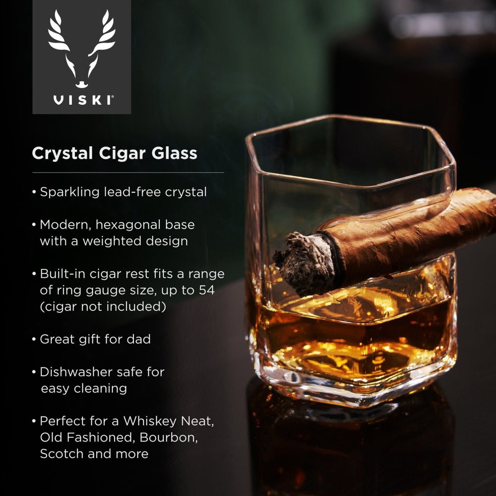 
                      
                        Viski Crystal Cigar Glass - lily & onyx
                      
                    