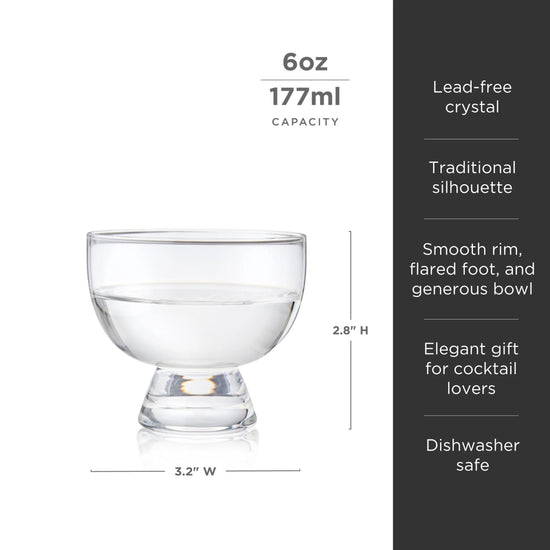 Viski Crystal Mezcal Glasses - lily & onyx