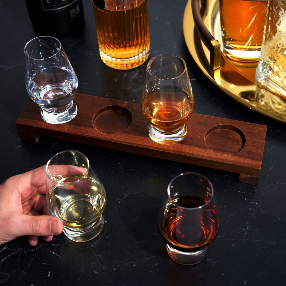 
                      
                        Viski Crystal Spirit Glass Flight Set - lily & onyx
                      
                    