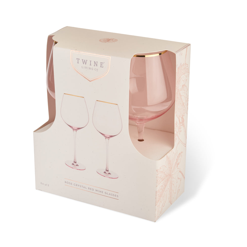 
                      
                        Rose Crystal Red Wine Glass, Set of 2
                      
                    