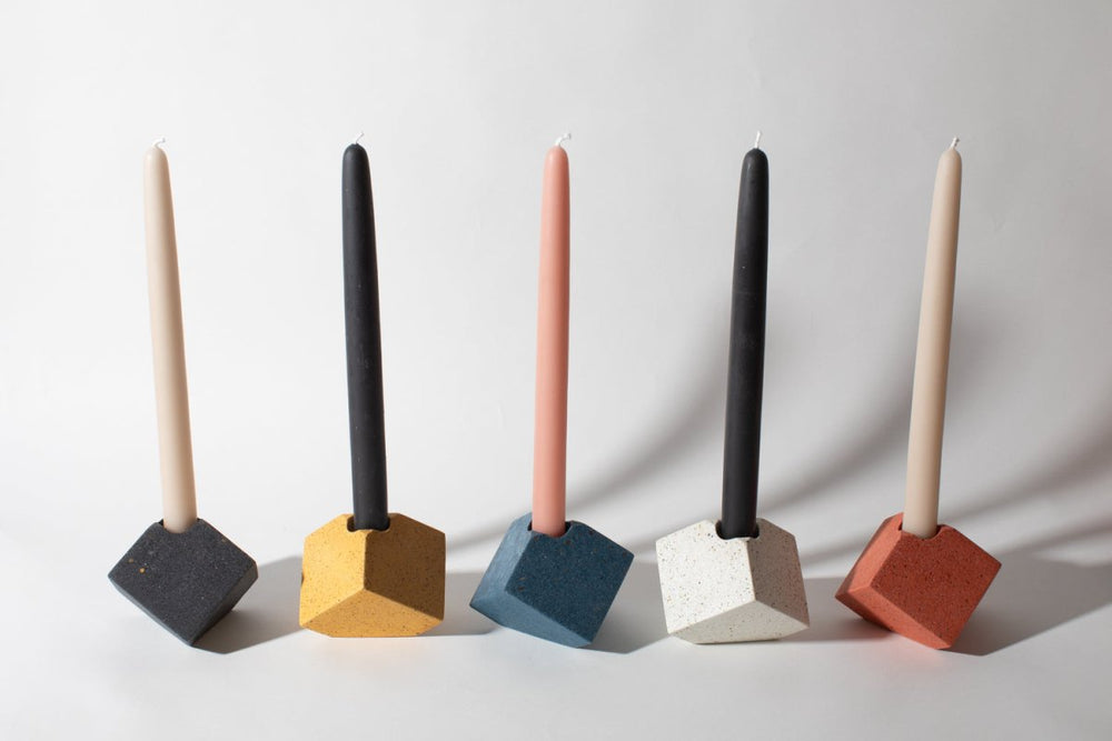 
                      
                        Pretti.Cool Cube Candlestick Holder | Cobalt Terrazzo - lily & onyx
                      
                    