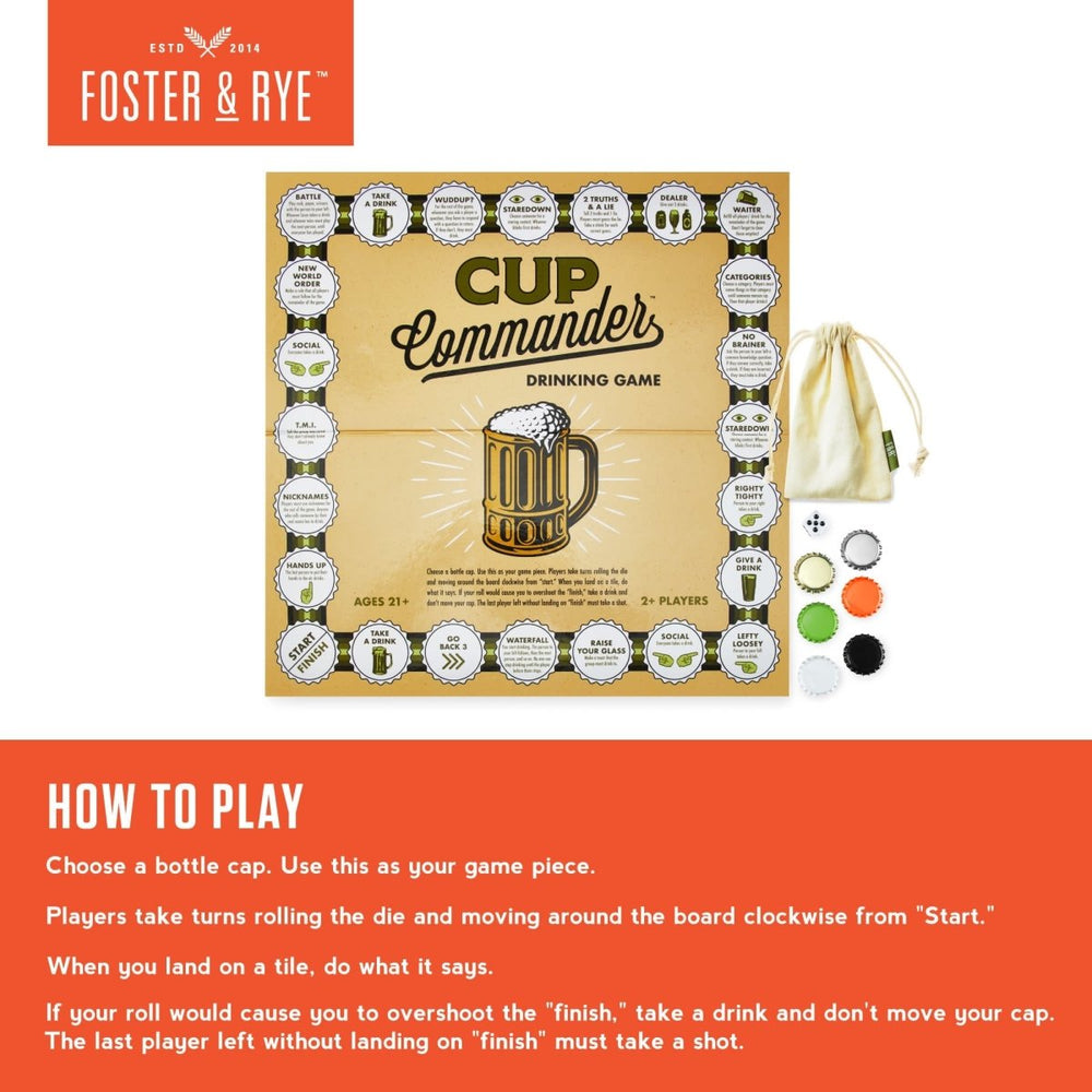 
                      
                        Foster & Rye Cup Commander Board Game - lily & onyx
                      
                    