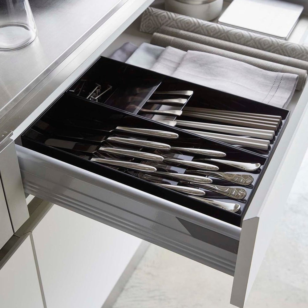 
                      
                        Yamazaki Home Cutlery Organizer, Compact - lily & onyx
                      
                    