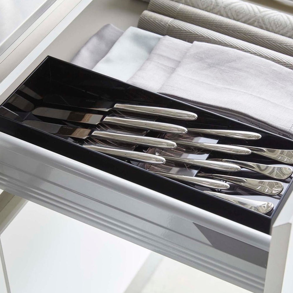 
                      
                        Yamazaki Home Cutlery Organizer, Compact - lily & onyx
                      
                    