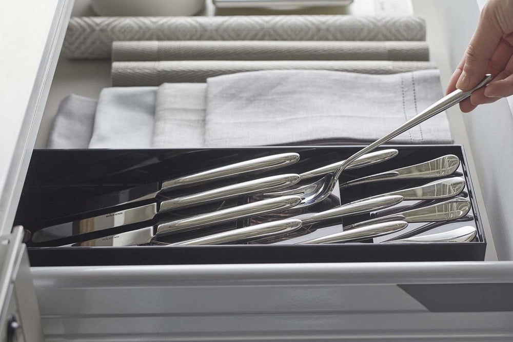 
                      
                        Yamazaki Home Cutlery Organizer, Compact - lily & onyx
                      
                    