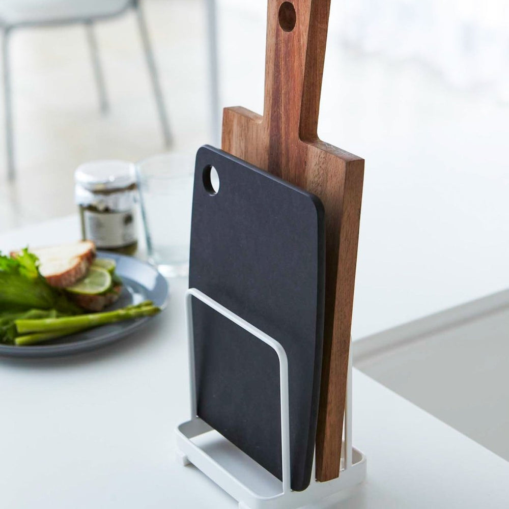 Yamazaki Home Cutting Board Stand - Steel - lily & onyx