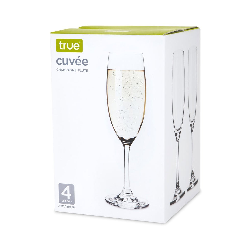 
                      
                        True Cuvée 7 oz Stemmed Champagne Flute, Set of 4 - lily & onyx
                      
                    