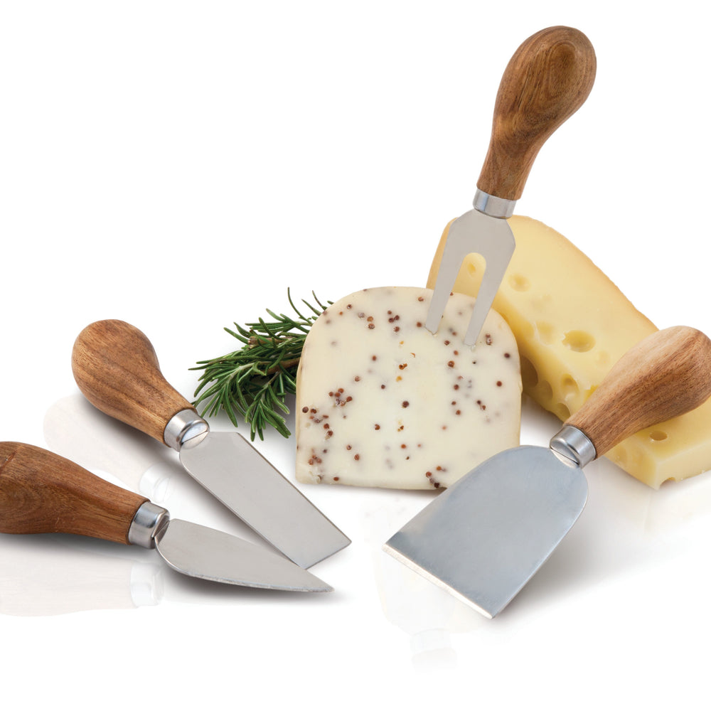 
                      
                        Gourmet Stainless Steel Cheese Knives, Set of 4
                      
                    
