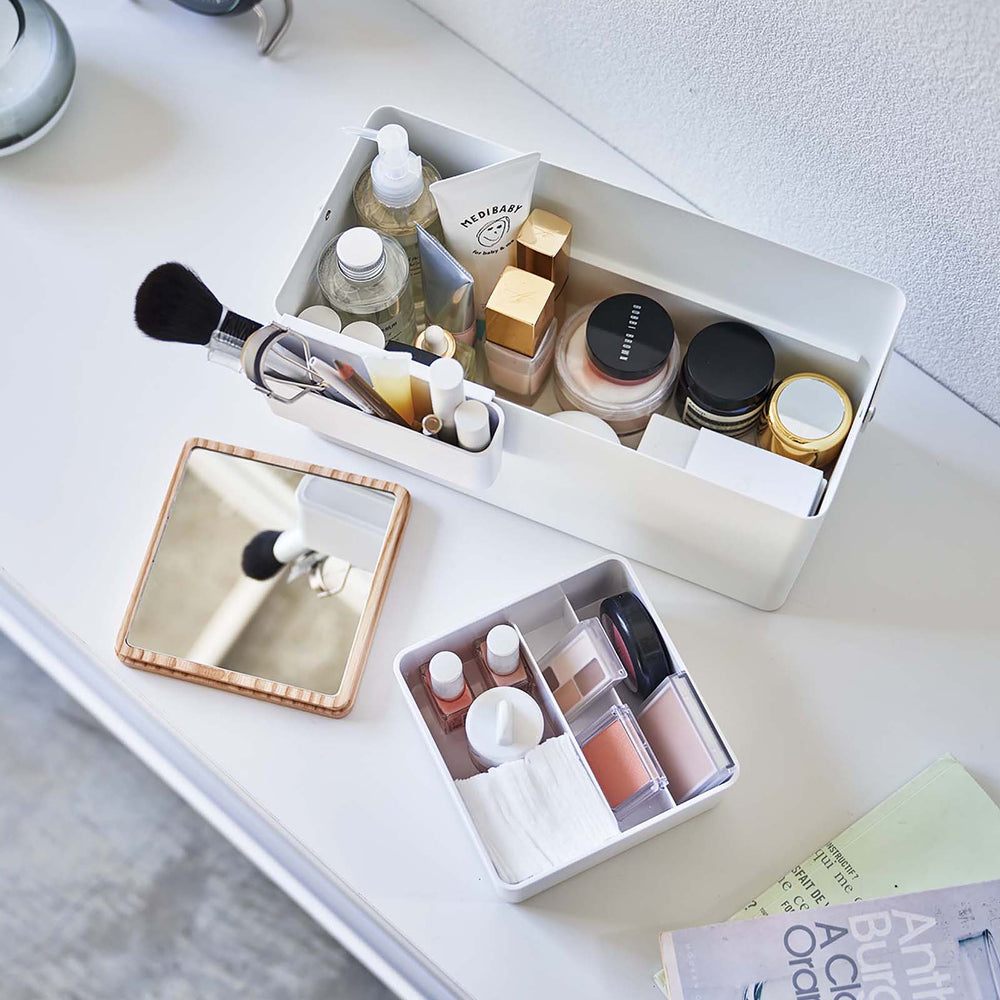 
                      
                        Makeup Organizer with Mirror
                      
                    
