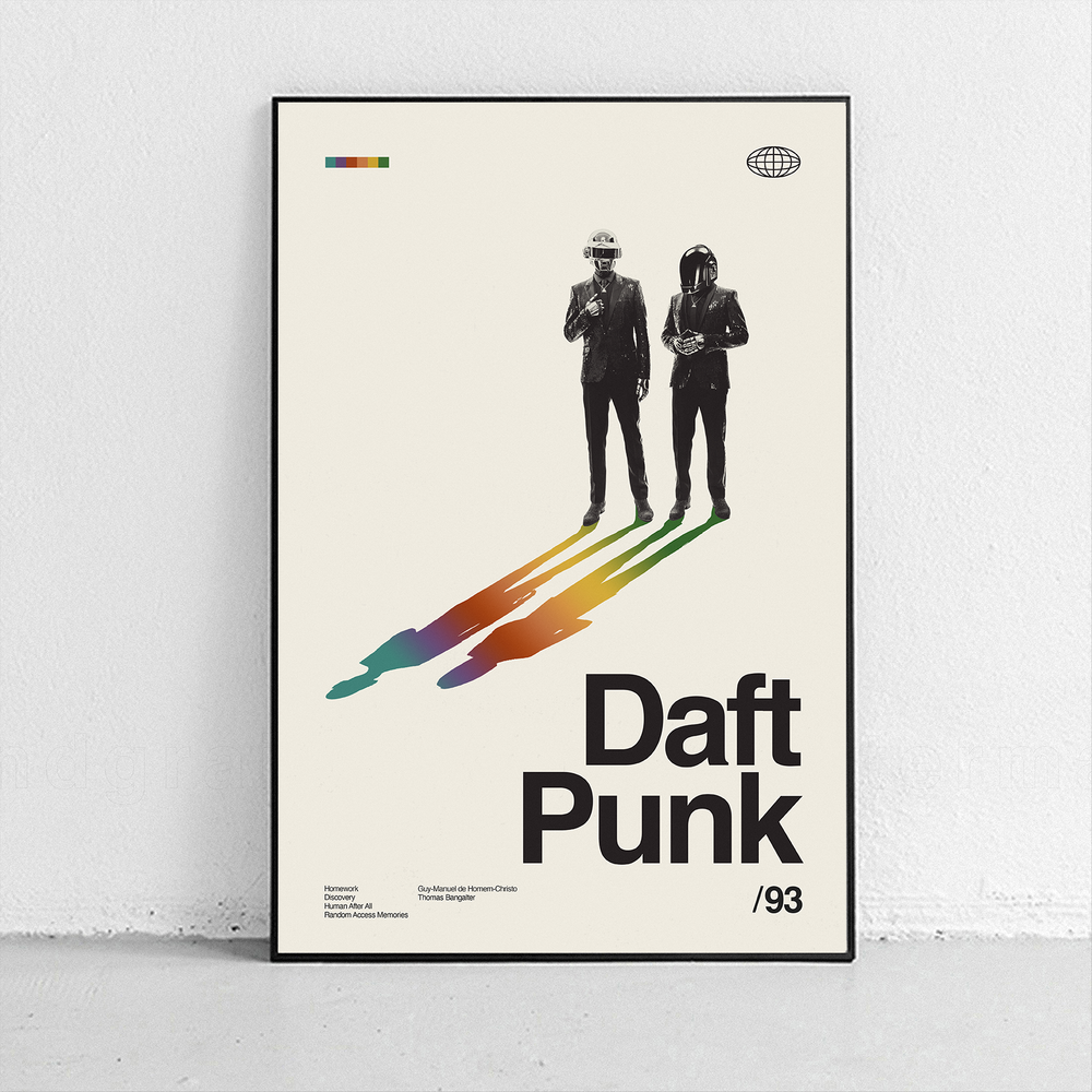 Daft Punk Art Print