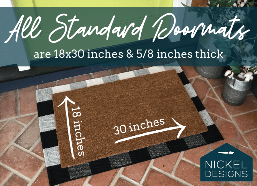
                      
                        Nickel Designs Custom Doormats Daisies Pattern Doormat
                      
                    