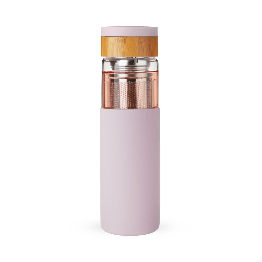 Pinky Up Tea Dana Glass Travel Mug in Lavender - lily & onyx