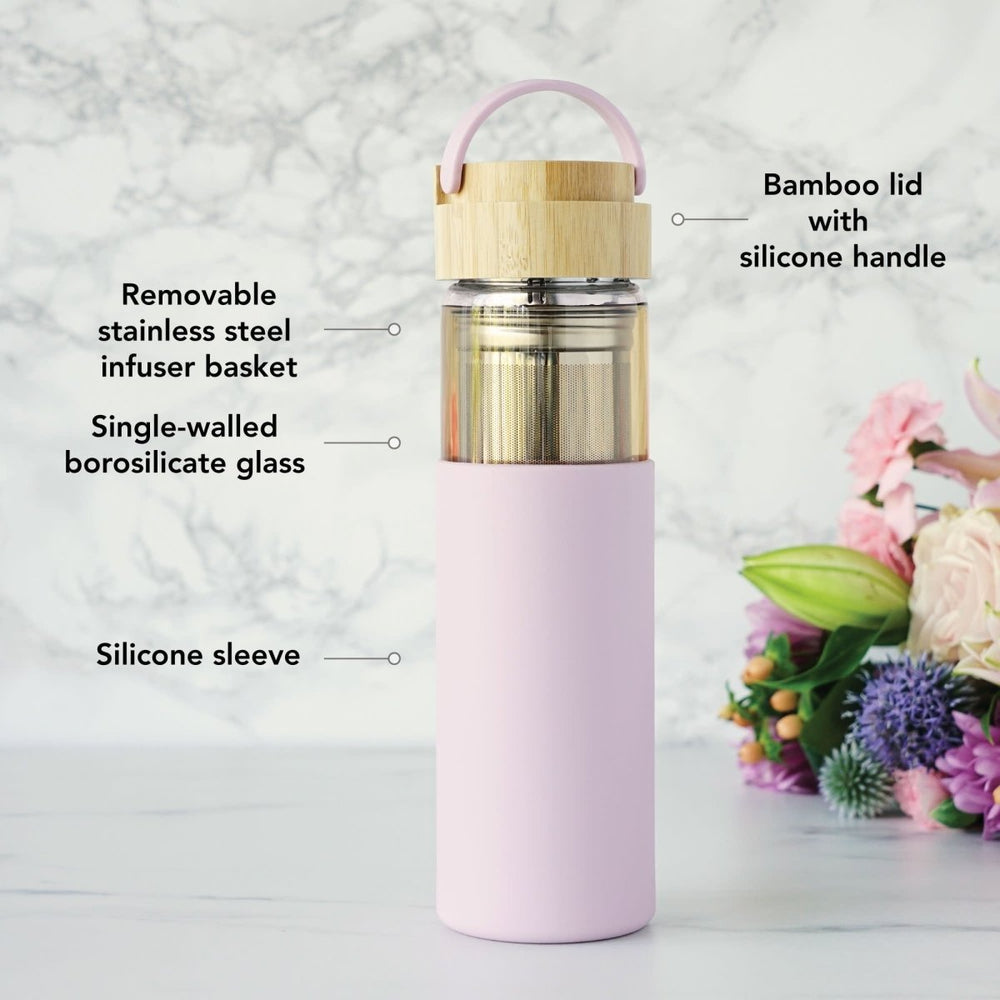 
                      
                        Pinky Up Tea Dana Glass Travel Mug in Lavender - lily & onyx
                      
                    