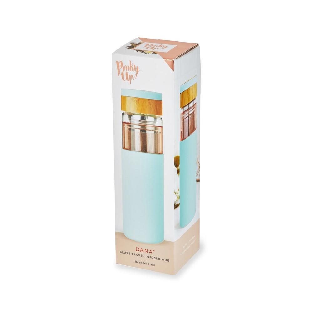 
                      
                        Pinky Up Tea Dana Glass Travel Mug in Turquoise - lily & onyx
                      
                    