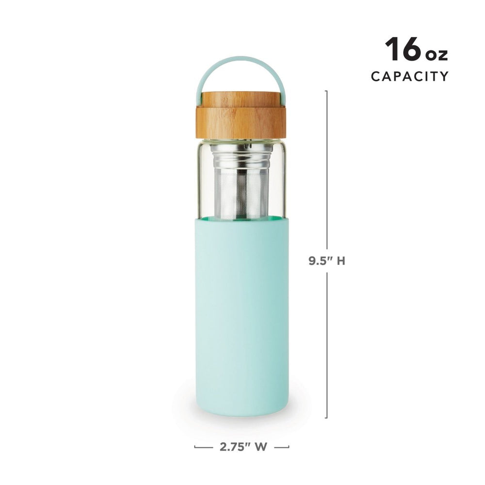 
                      
                        Pinky Up Tea Dana Glass Travel Mug in Turquoise - lily & onyx
                      
                    