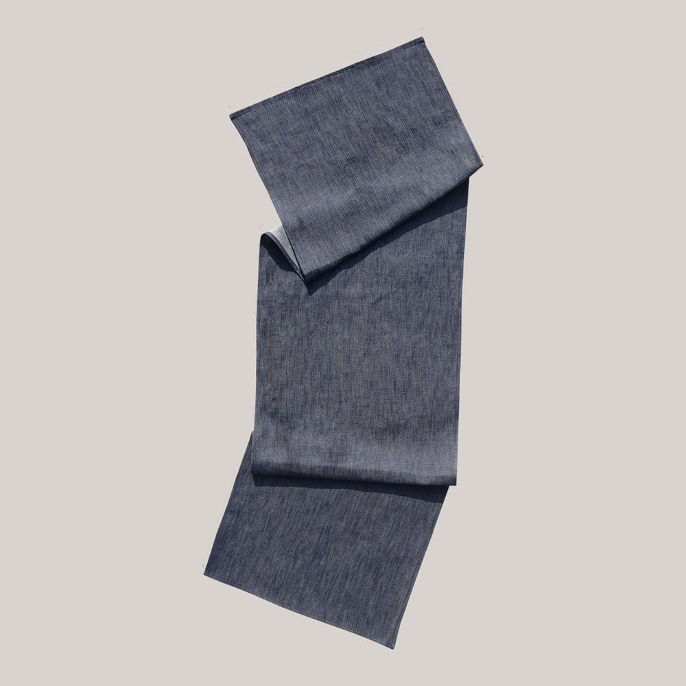 ATELIER SAUCIER Dark Denim Table Runner - lily & onyx