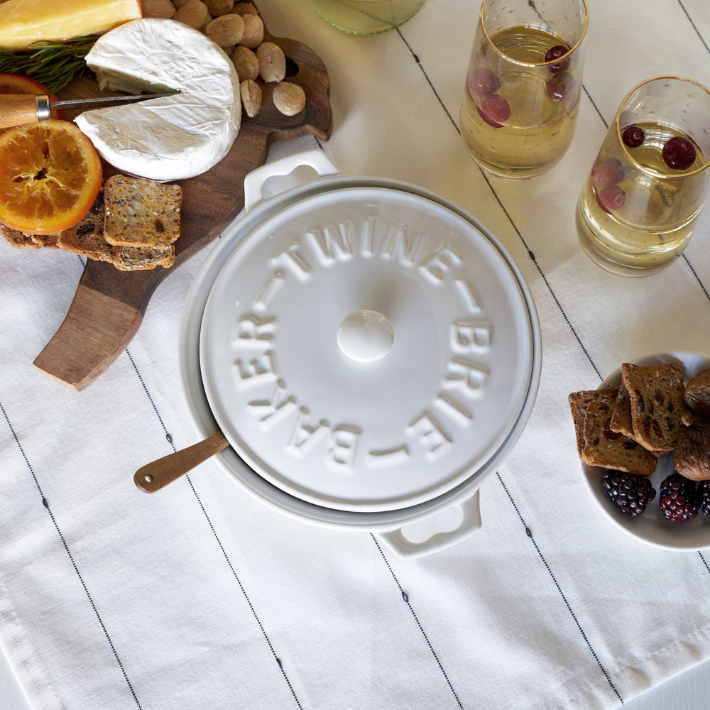 
                      
                        Ceramic Brie Baker & Acacia Wood Spreader Set
                      
                    