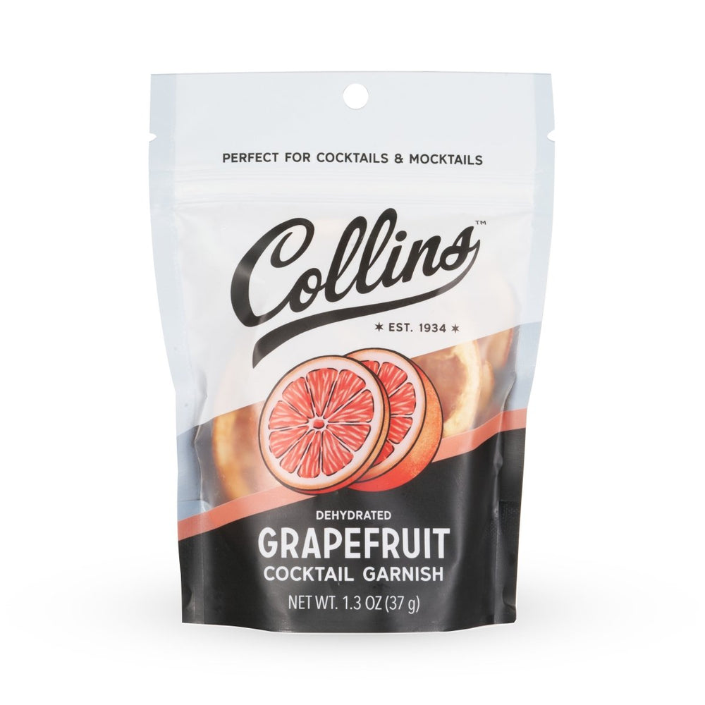 Collins Dehydrated Grapefruit Cocktail Garnish, 1.3 oz - lily & onyx