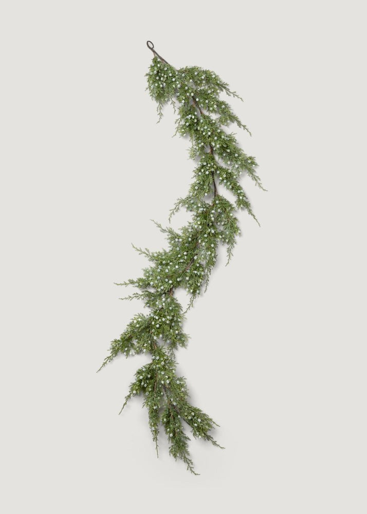 Afloral Deluxe Artificial Oregon Juniper Garland - 48" - lily & onyx
