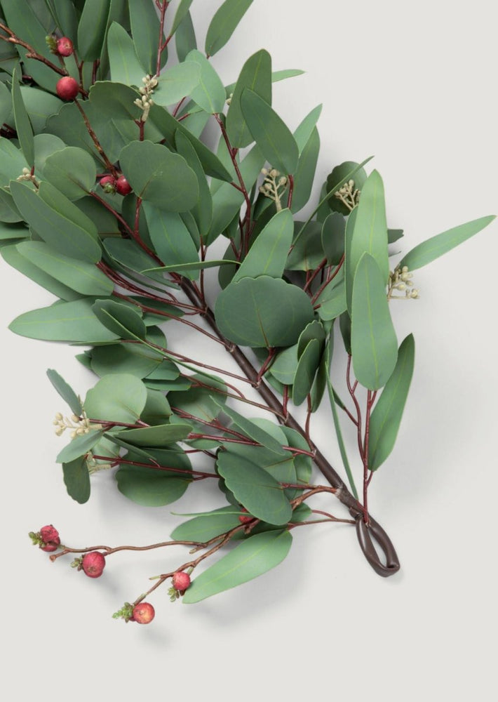 
                      
                        Afloral Deluxe Faux Seeded Eucalyptus Garland with Burgundy Berries - 60" - lily & onyx
                      
                    