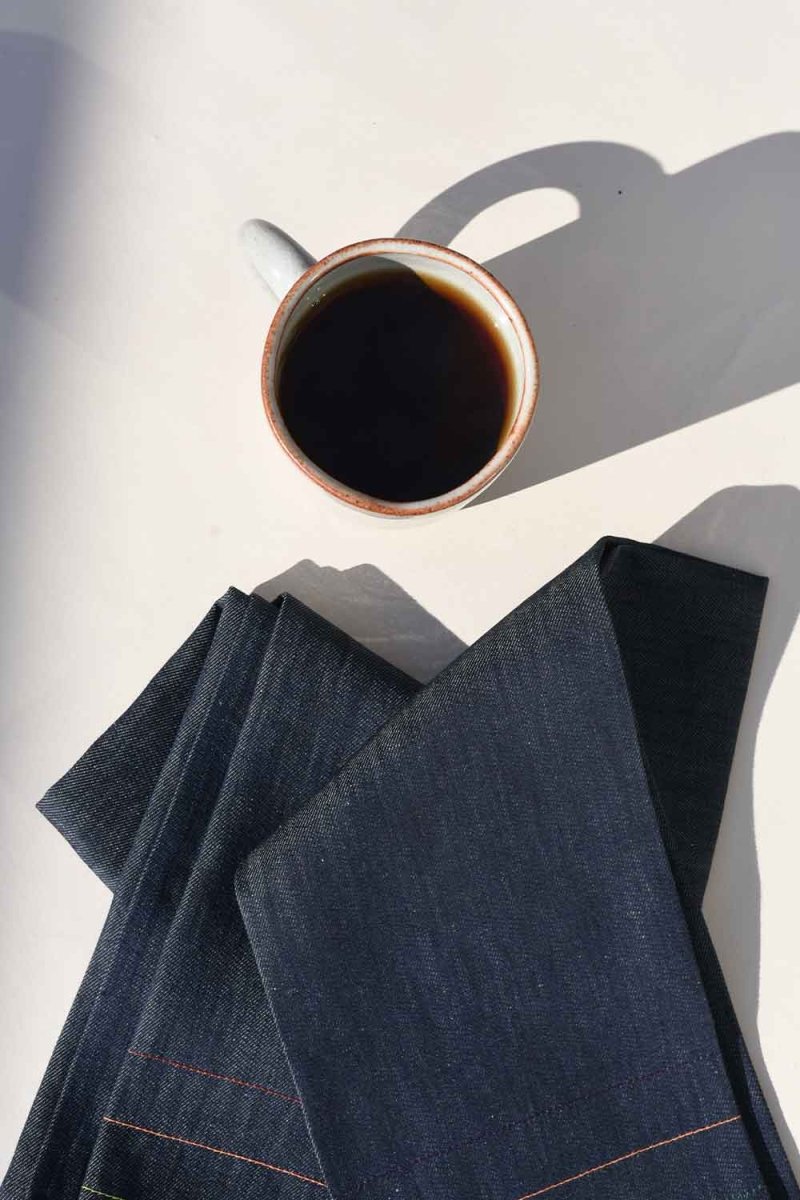 ATELIER SAUCIER Denim Jewel Tea Towels | Set of 2 - lily & onyx