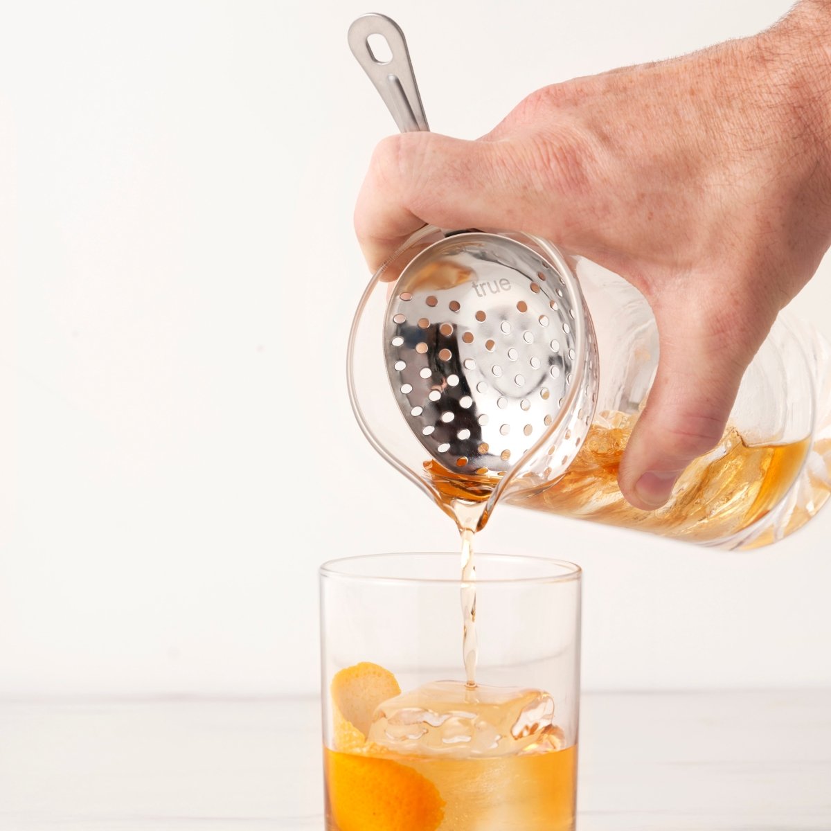 True Derby Julep Strainer in Stainless Steel - lily & onyx