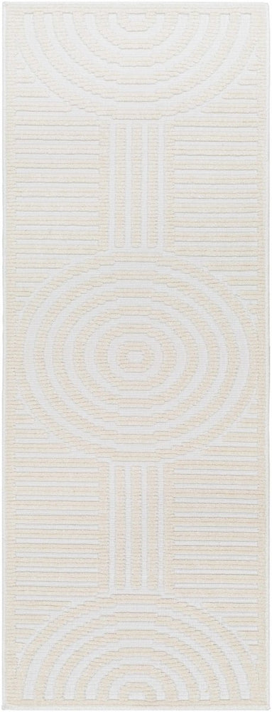 Hauteloom Deron White Washable Area Rug - lily & onyx