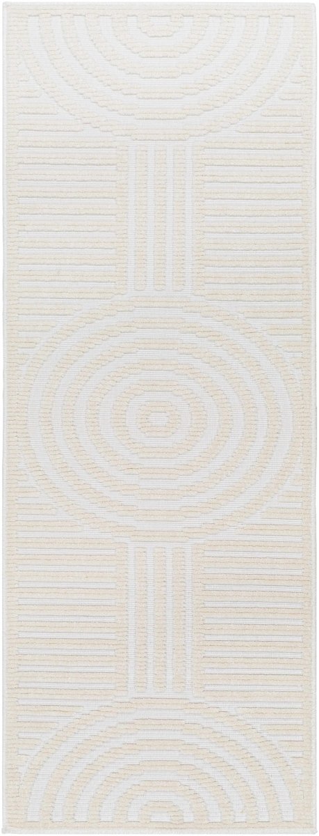 Hauteloom Deron White Washable Area Rug - lily & onyx