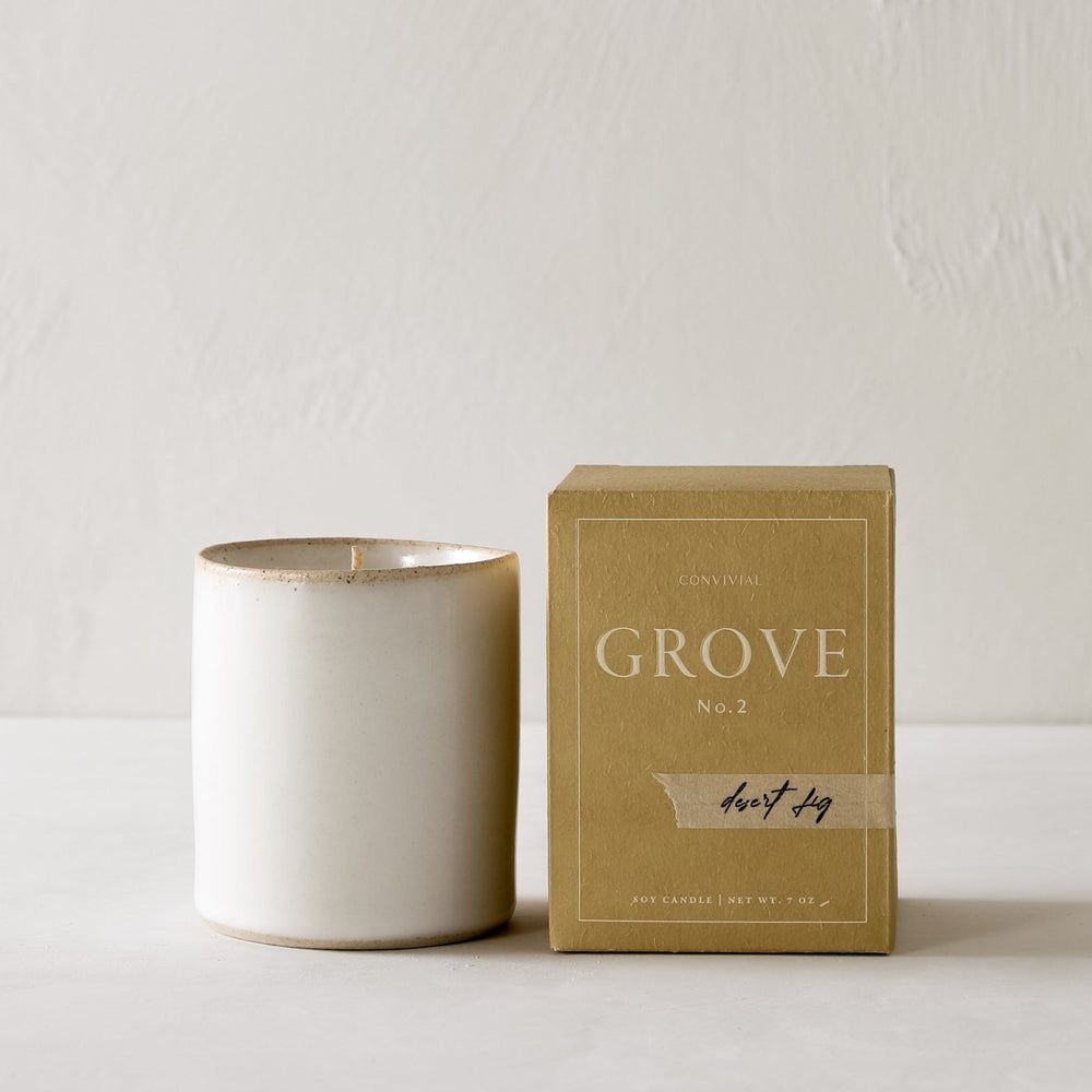 CONVIVIAL Desert Fig | 7 oz Candle - lily & onyx