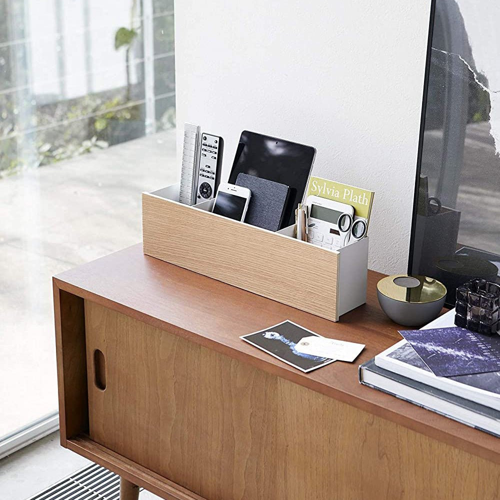 
                      
                        Yamazaki Home Desk Organizer - Two Sizes - Steel + Wood - lily & onyx
                      
                    