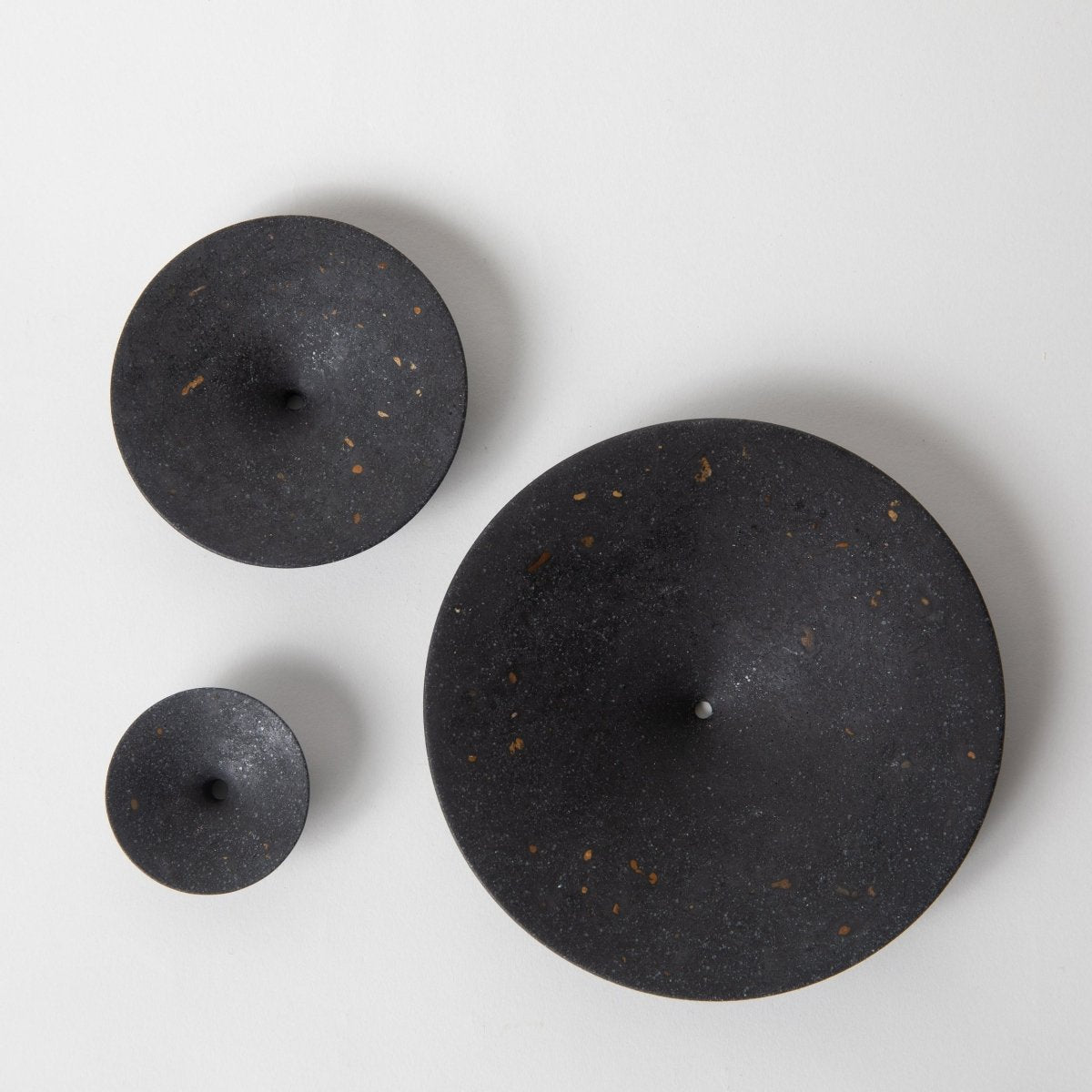 Pretti.Cool Dimple Wall Hook, Large | Black Terrazzo - lily & onyx