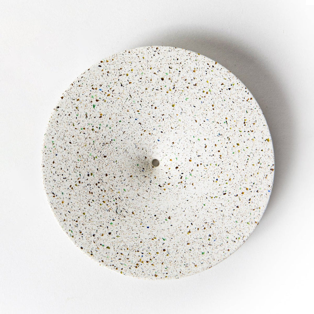 Pretti.Cool Dimple Wall Hook, Large | White Terrazzo - lily & onyx